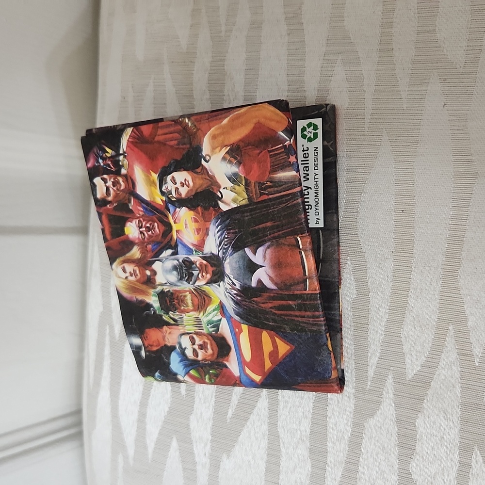 Justice League, Mighty Wallet, Paper, Comic Book, Bifold, Superman, Batm…